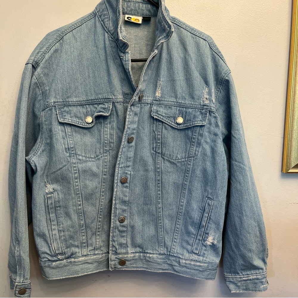 ONLY denim jacket Garfield edition